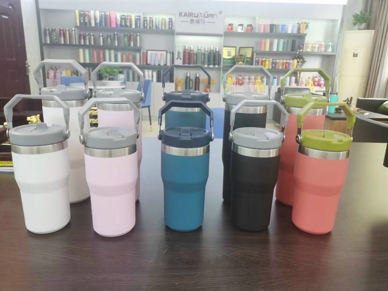 Ly giữ nhiệt inox 304 có quai xách dung tích 900ML quai xách