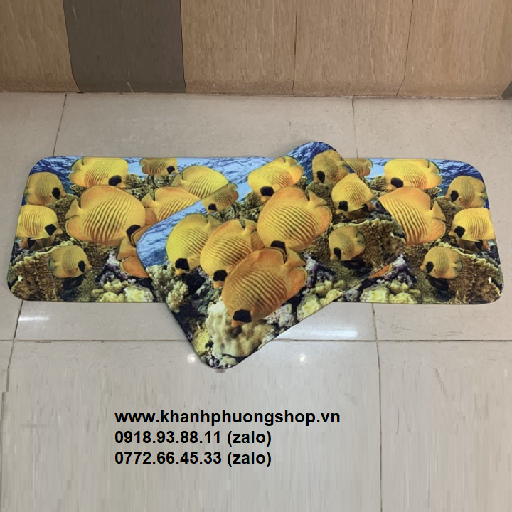 [HCM]bộ 2 thảm trải nhà bếp - bộ 2 thảm trải nhà bếp