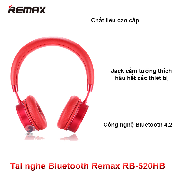 [HCM]Tai nghe Bluetooth chụp tai Remax RB-520HB