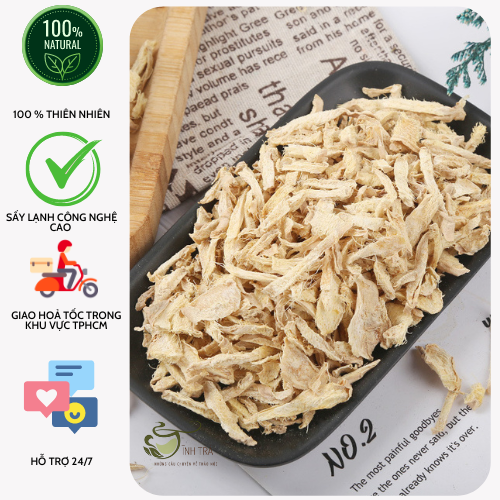 Gừng sợi sấy khô nghệ an _ cao cấp 100 gram