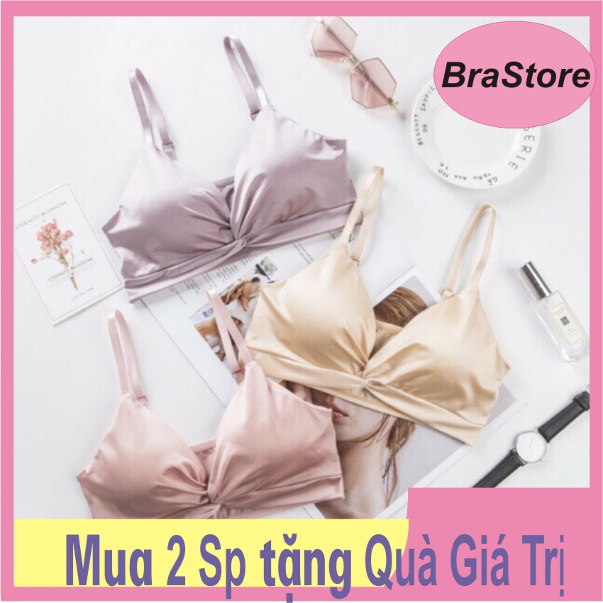 Bra Lụa Phi Bóng Hình Nơ Sang Chảnh 265 [BraStore]