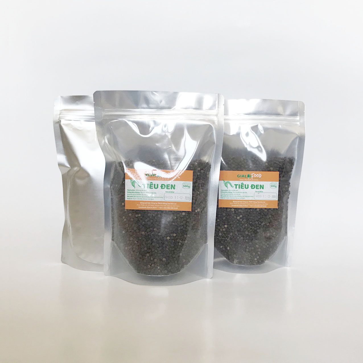 Hạt tiêu đen GiaLai 500gram