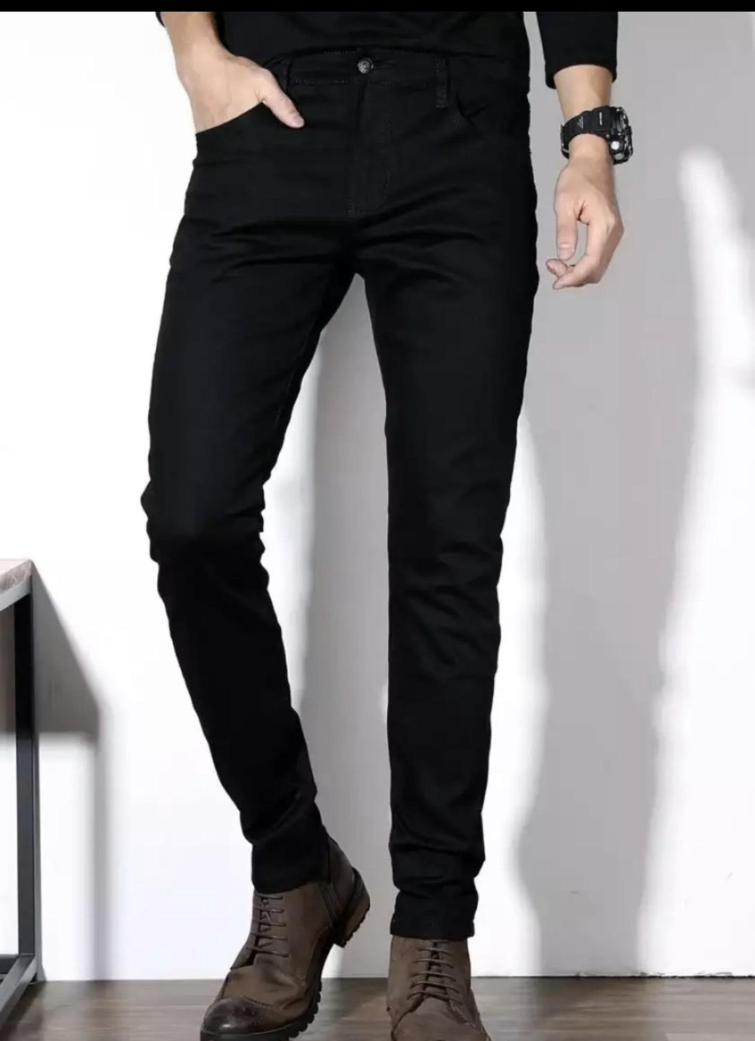 quần jeans nam thơi trang cá tính trơn JT01