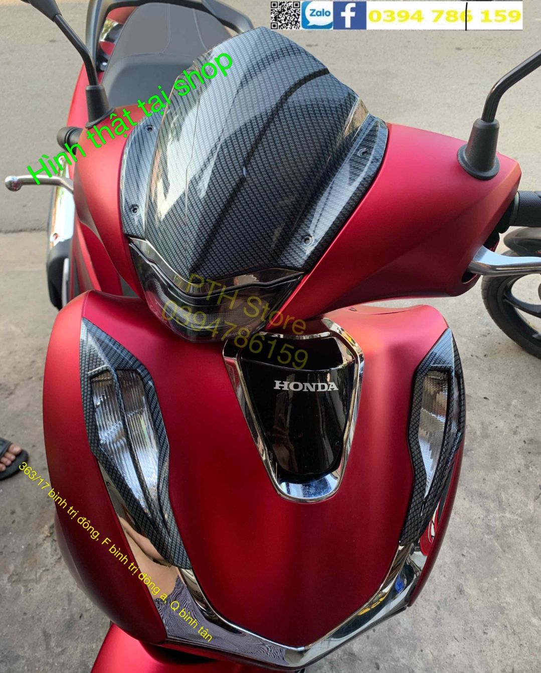 Ốp mão cacbon cao cấp cho sh2020