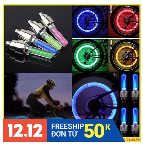 [HCM]Set 2 van phát sáng đèn LED gắn xe đạp