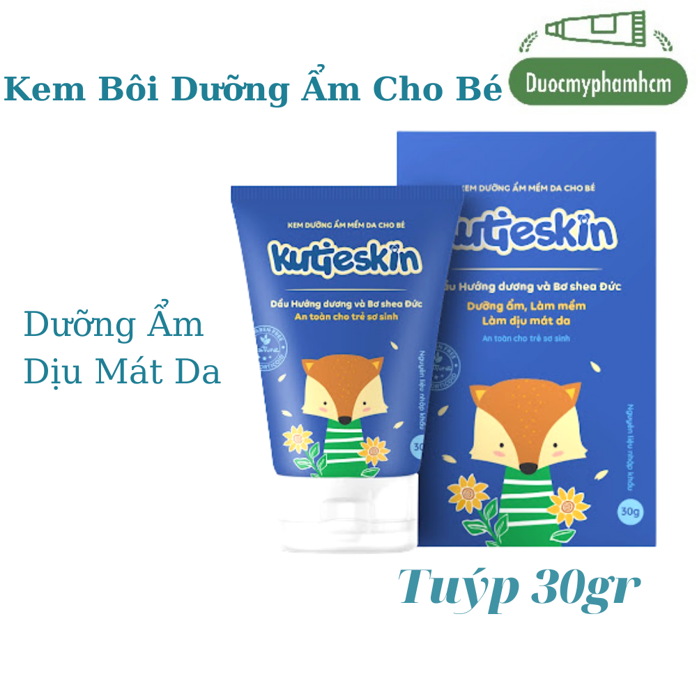 Kutieskin - Bộ Sản Phẩm Chăm Sóc Làn Da bé [Dưỡng Ẩm, Chàm Sữa, Ngứa, Hăm Tã]