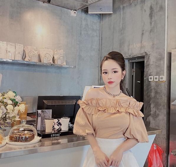 Áo bèo vai tay lửng bo form dưới 50 kg áo kiểu croptop áo trễ vai sexy áo vải kate