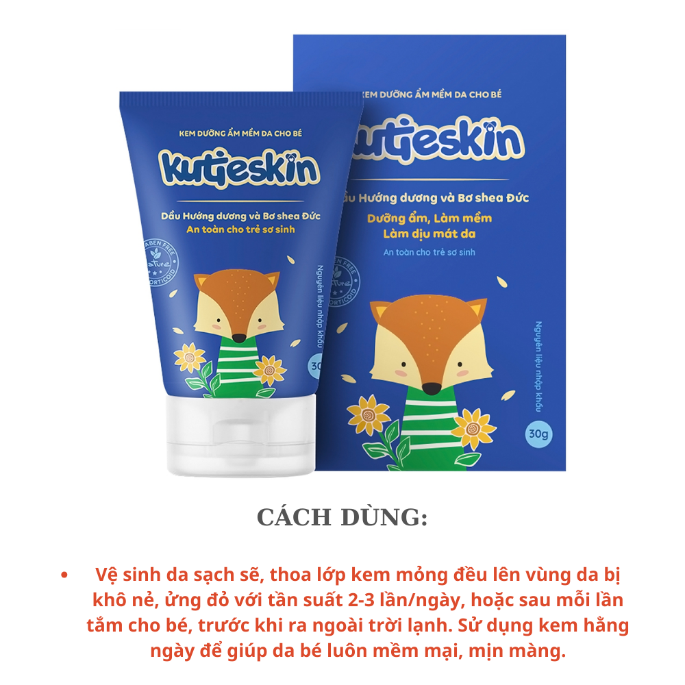 [HCM]Kutieskin kem bôi da cho bé