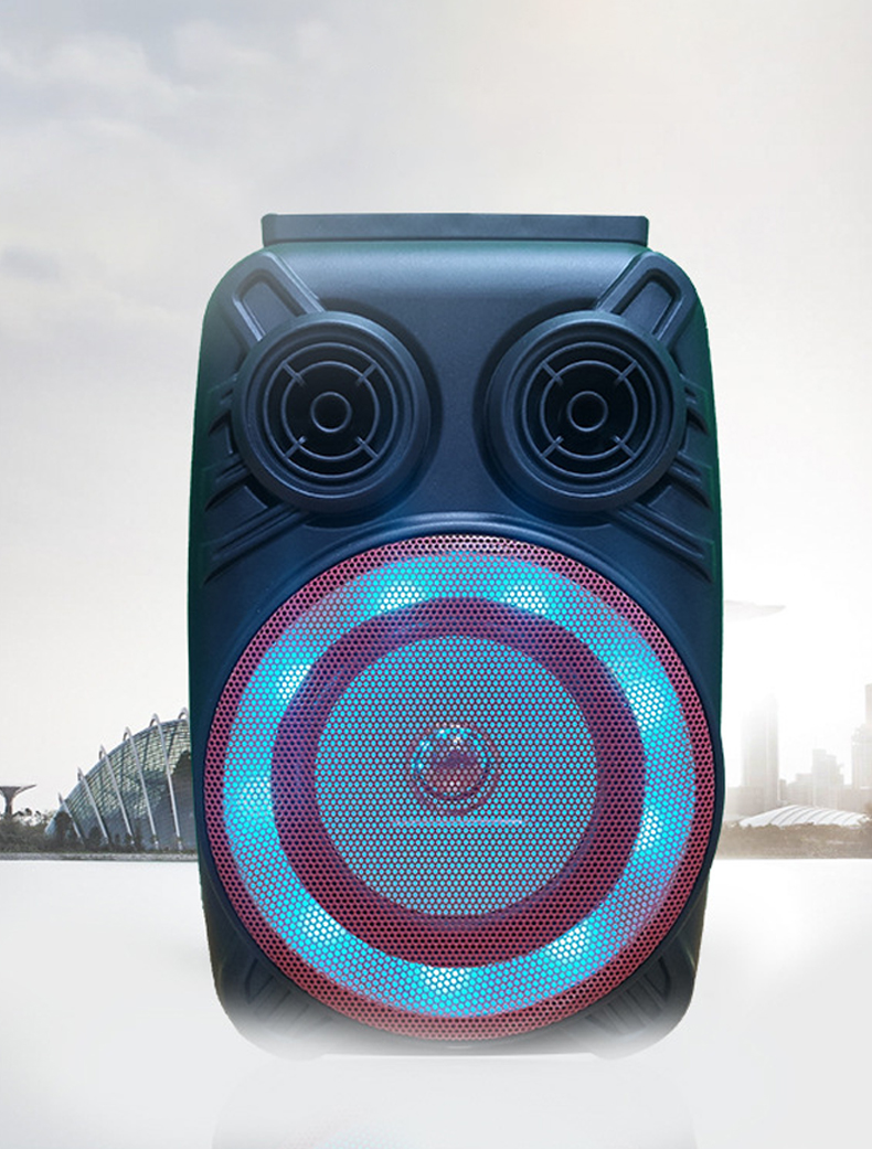 Loa Bluetooth Karaoke Bluetooth 1206 Tiện lợi Âm to Bass Mạnh Cực đã- Loa bluetooth không dây giá rẻ- Loa Karaoke Tại Nhà Thiết Kế Bắt Mắt