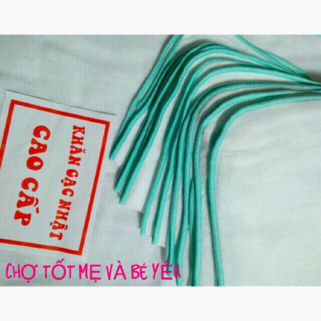 [HCM]10 Khăn Sữa Khăn Xô Khăn Gạc Nhật Cao Cấp Cỡ Nhỏ