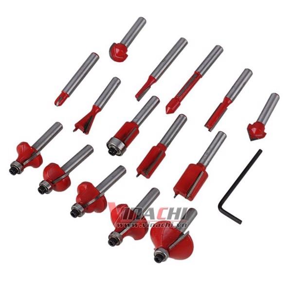 Bộ 15 mũi soi cốt 6.35mm