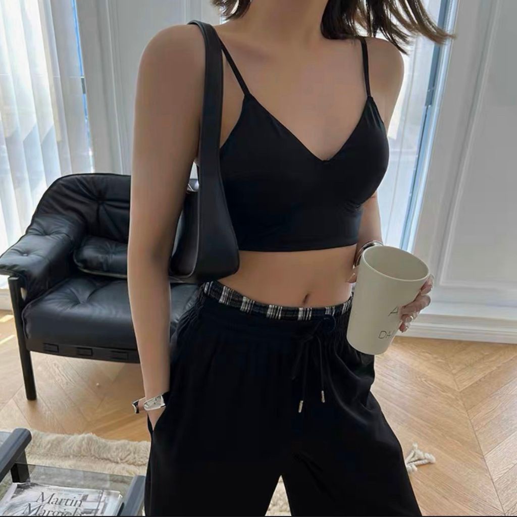 Áo Bra Cổ Tim Cotton Lụa Hàng Cao Cấp B2️️