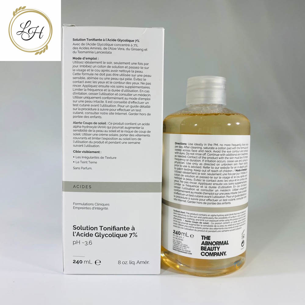Toner tẩy da chết The Ordinary Glycolic Acid 7% Toning Solution 240ml