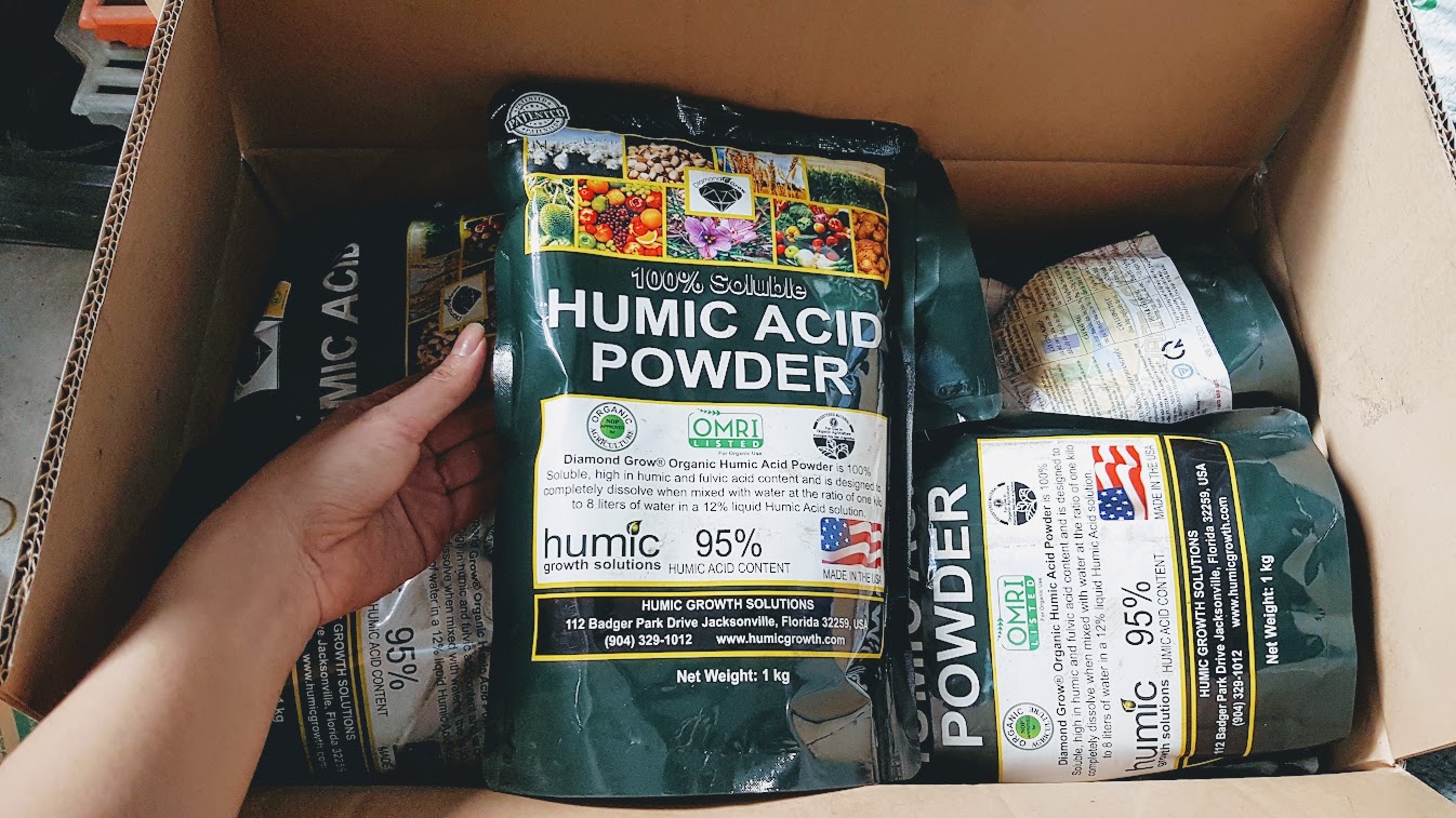 Humic Acid Powder Nhập Khẩu Mỹ Túi 1kg