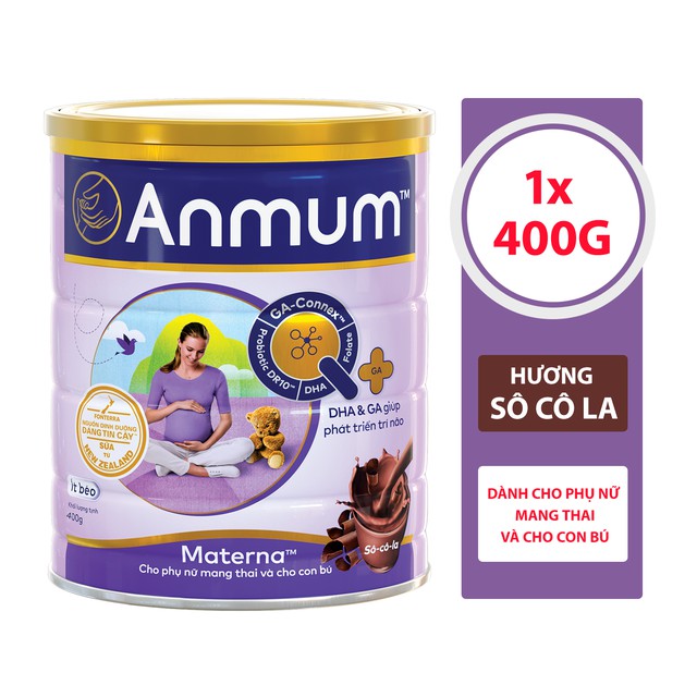 Sữa Bột Anmum Materna Hương Chocolate 400g