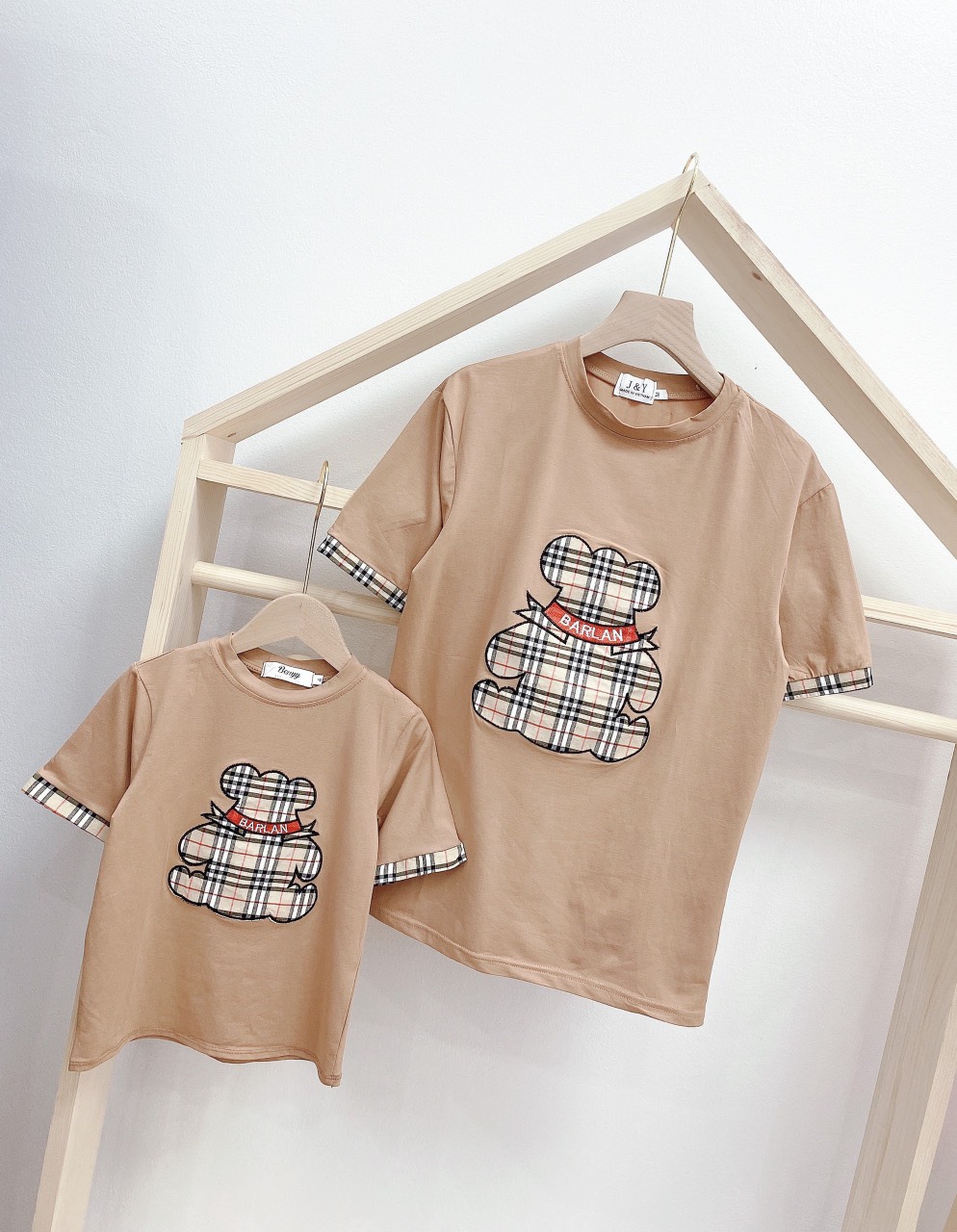 SET ÁO ĐÔI GẤU BBR MẸ BÉ