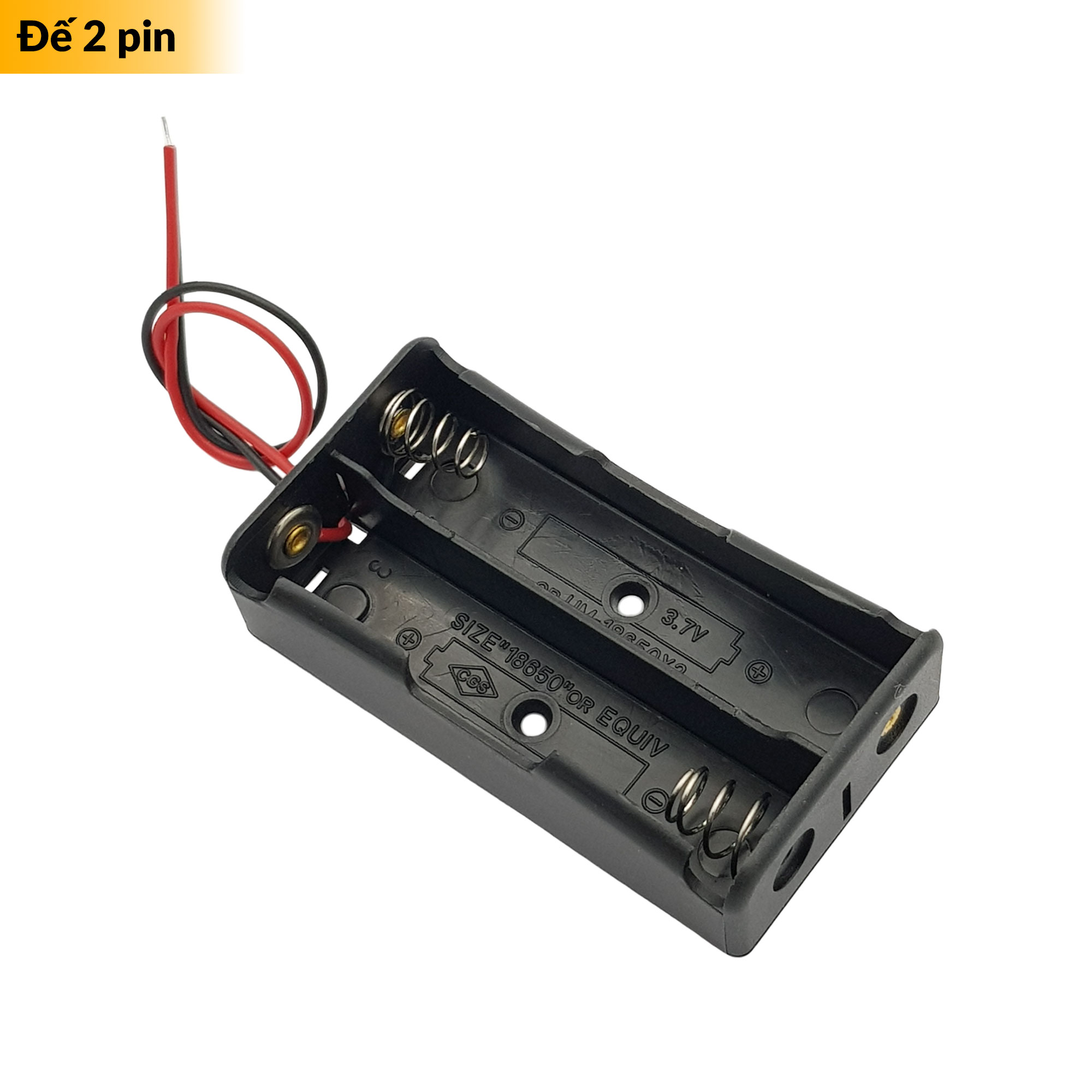 Hộp đế pin 18650