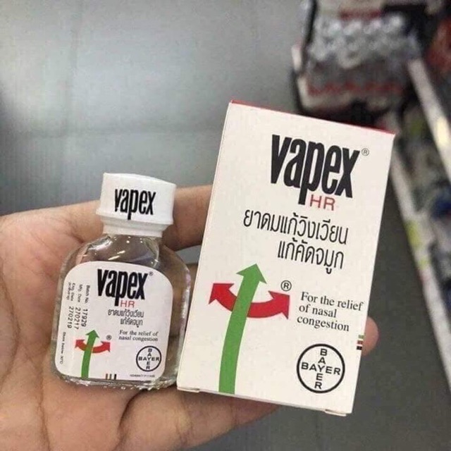 Dầu Nghẹt Mũi Nhức Đầu VAPEX THÁI LAN