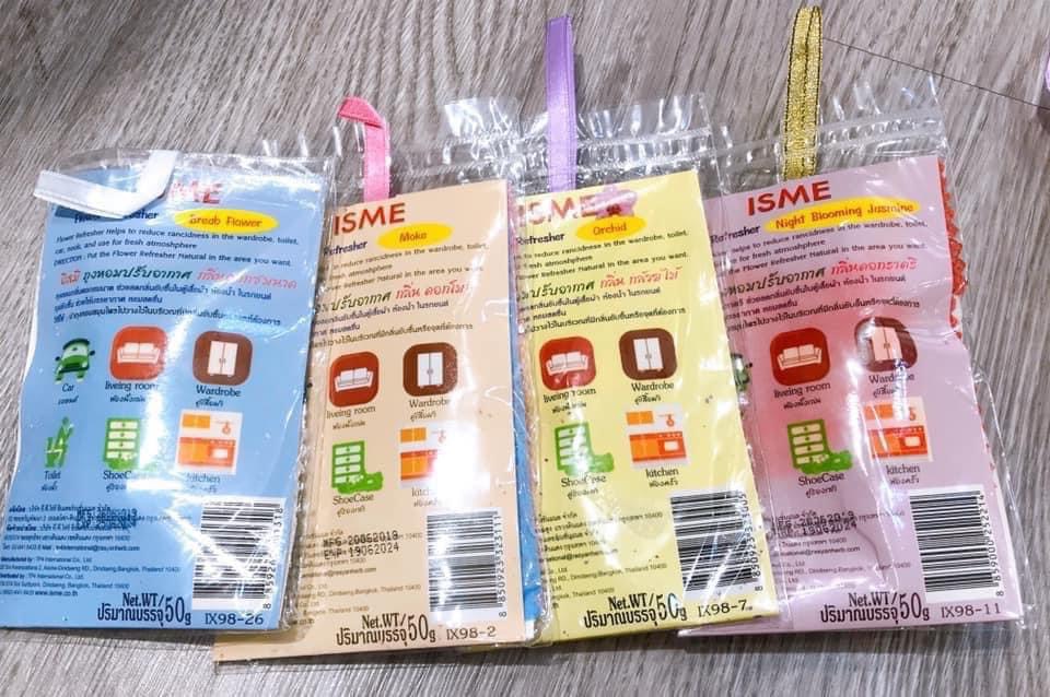 [Có sẵn] [Chính hãng] SET 3 túi thơm ISME THÁI LAN