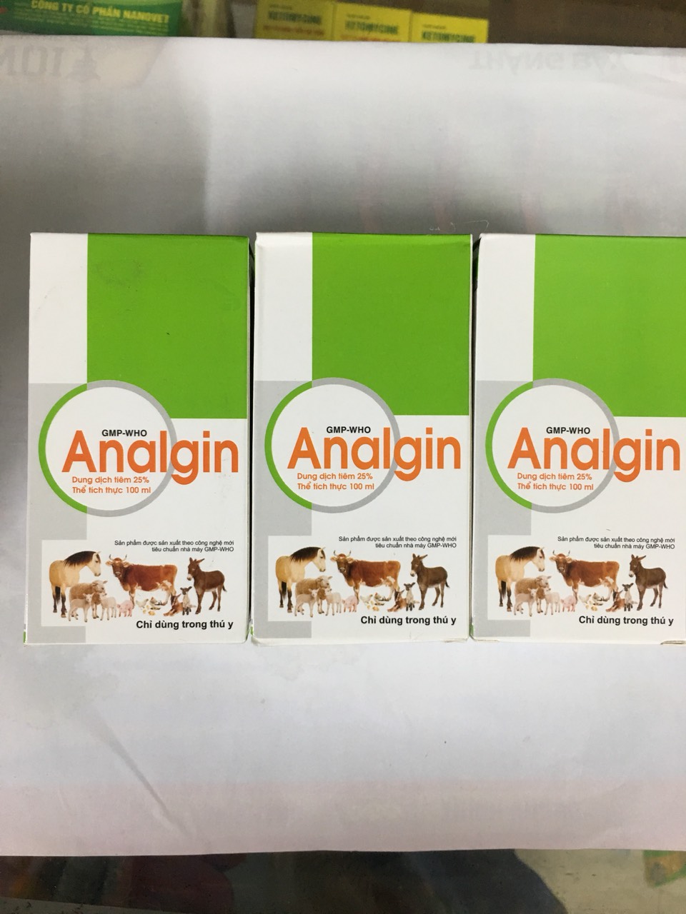 Analgin 25% (100ml) TW1 giảm đau, hạ sốt - chỉ dùng trong thú y