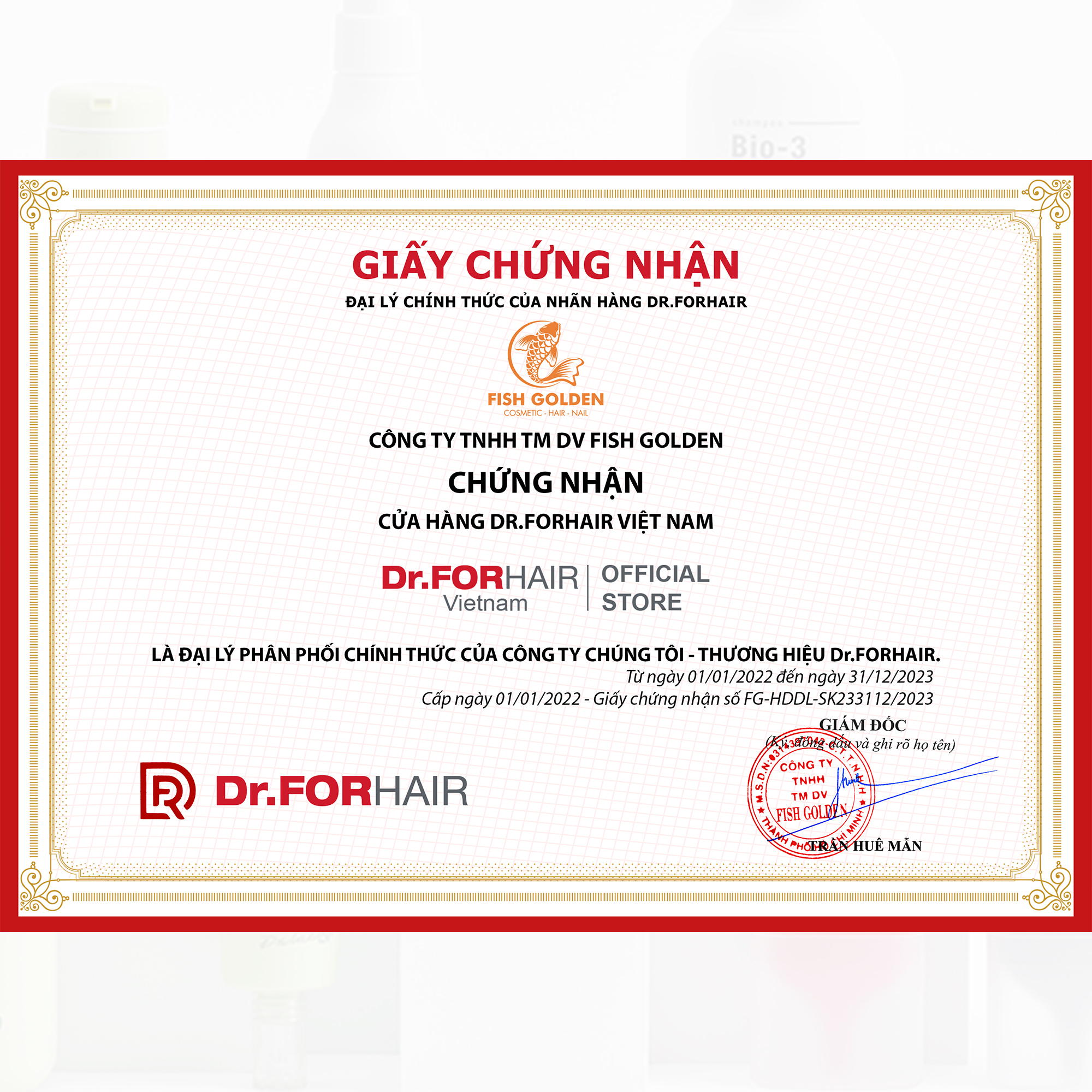 Combo chăm sóc tóc toàn diện Dr.FORHAIR