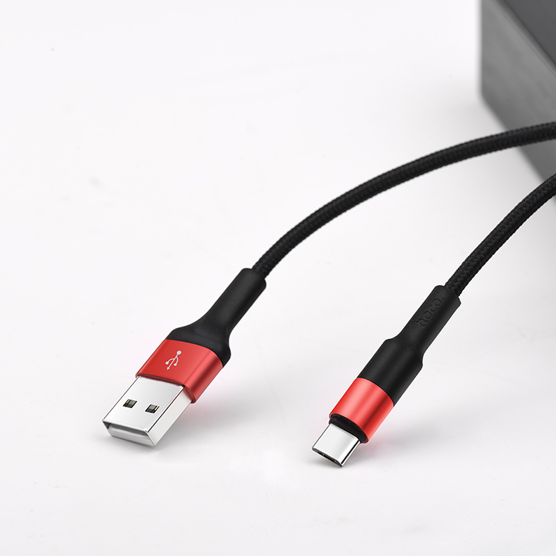 Cáp sạc nhanh dây dù Lightning/Micro/Type-C HOCO X26