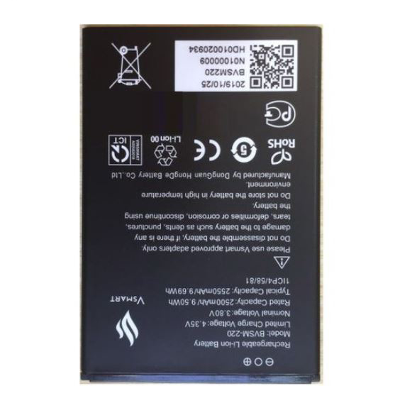 PIN VSMART BEE / BVSM - 220 / 2550MAH ( BẢO HÀNH 6 THÁNG )