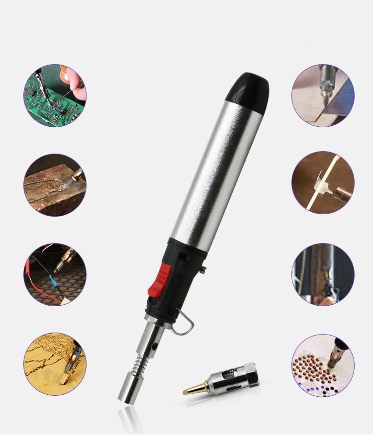 Soldering Iron, Torch Lighter Using V2 Gas