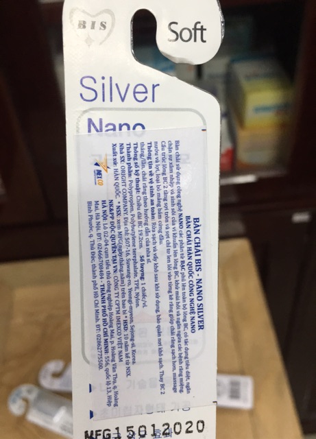 Bàn Chải Bis Hàn Quốc- Nano Silver