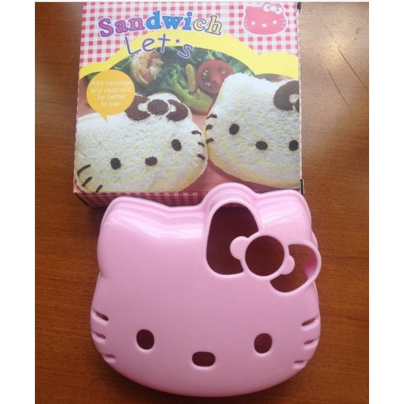 Khuôn bento ép bánh mì mèo kitty