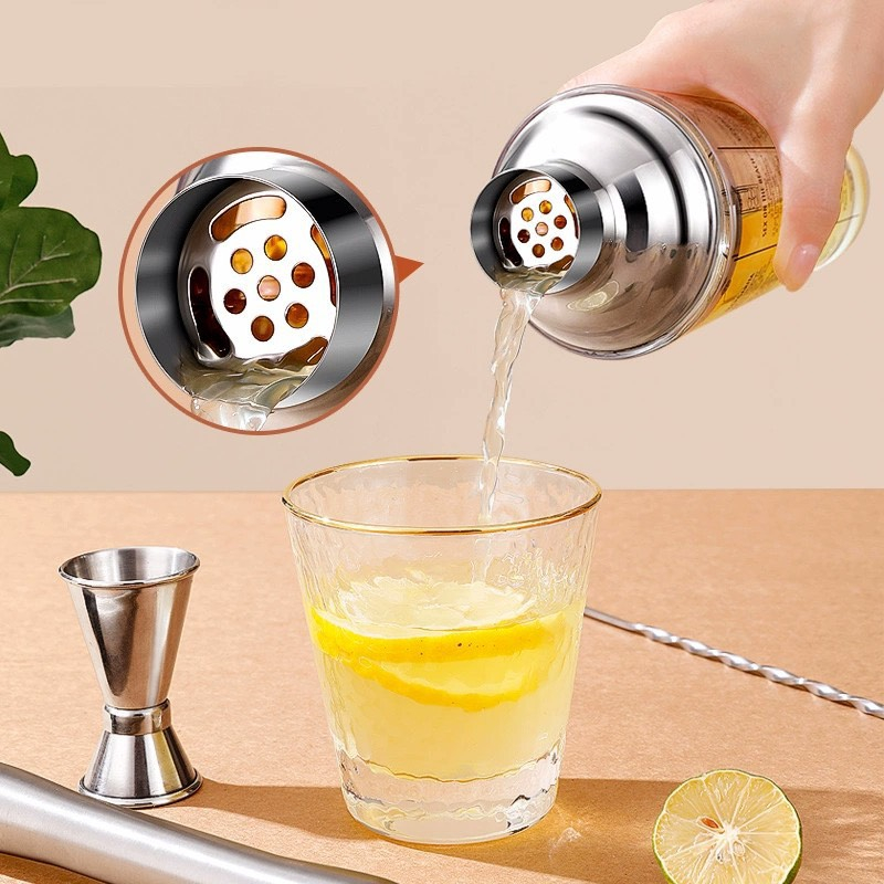 Bình Lắc Shaker Tthủy Tinh 450ml - Glass Shaker 450ml