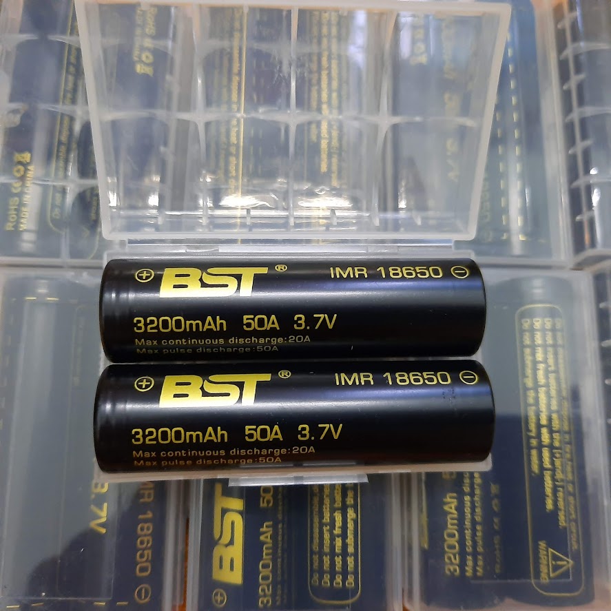 Pin 3.7v 18650 BST 3200mah - Độ Xả Cao 50A (pin mới 1 viên)