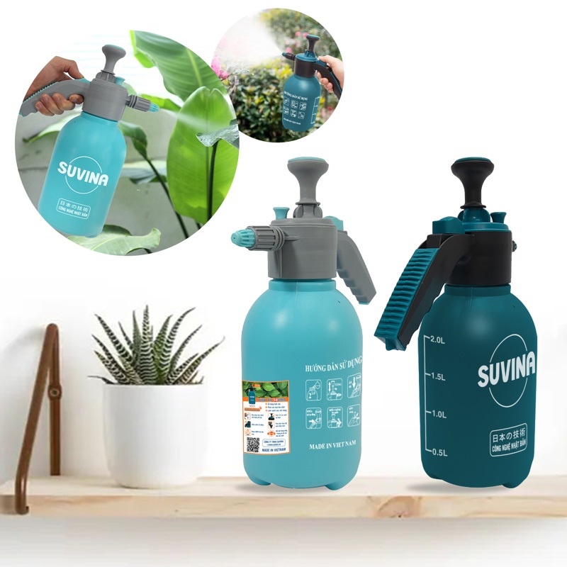 Bình tưới cây Suvina 2L - Công nghệ Hàn Quốc