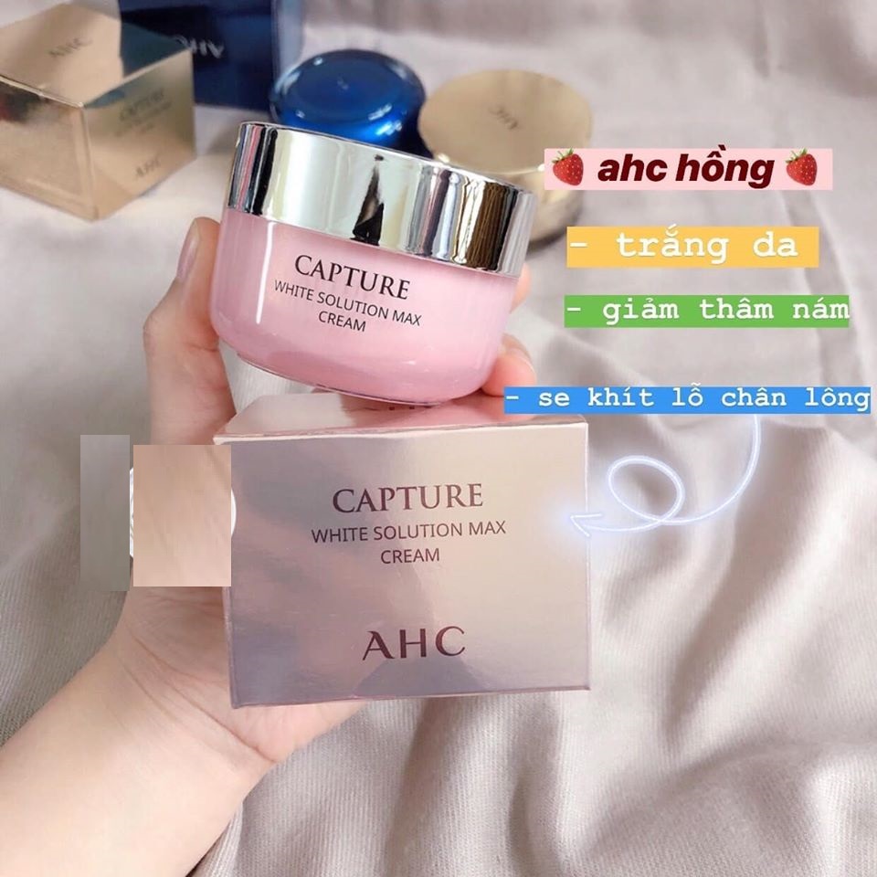 Kem dưỡng trắng AHC Capture White Solution Max Cream