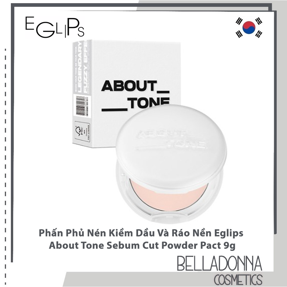 Phấn phủ kiềm dầu eglips oil cut powder pact 8g