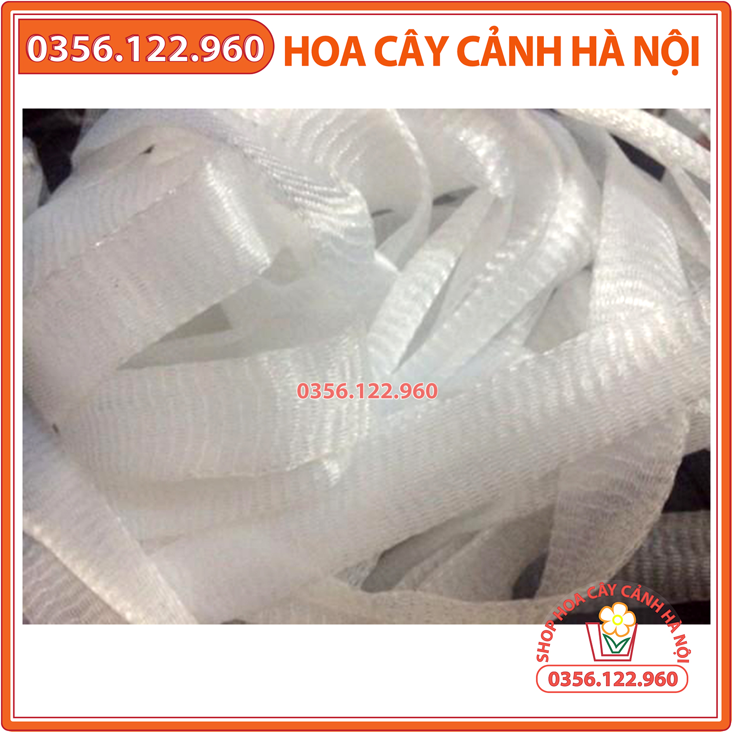 200g Túi lưới đựng Phân bón cho HOA Lan, phân bón hoa CÂY cảnh, túi bọc hoa