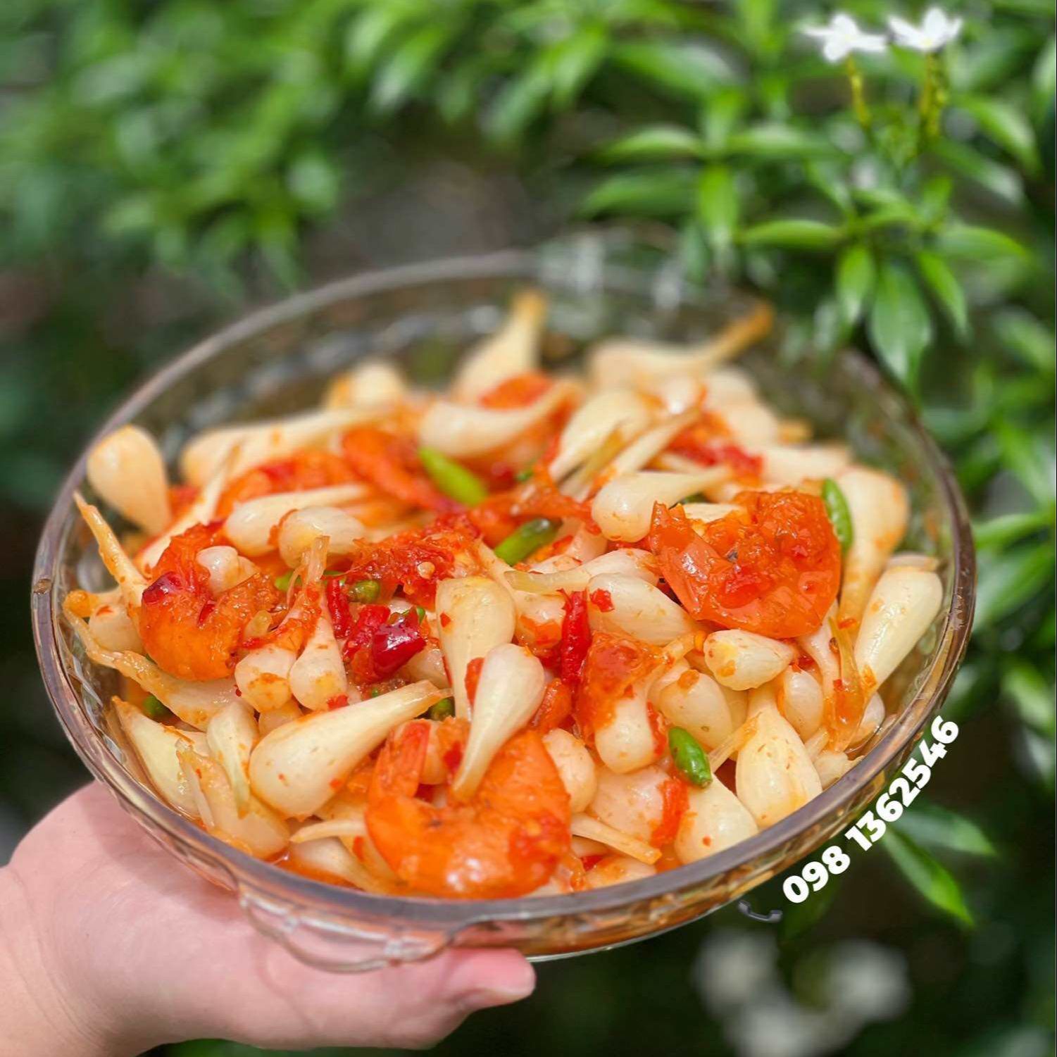 Mắm Tôm Chua trộn Củ Kiệu hũ 500g
