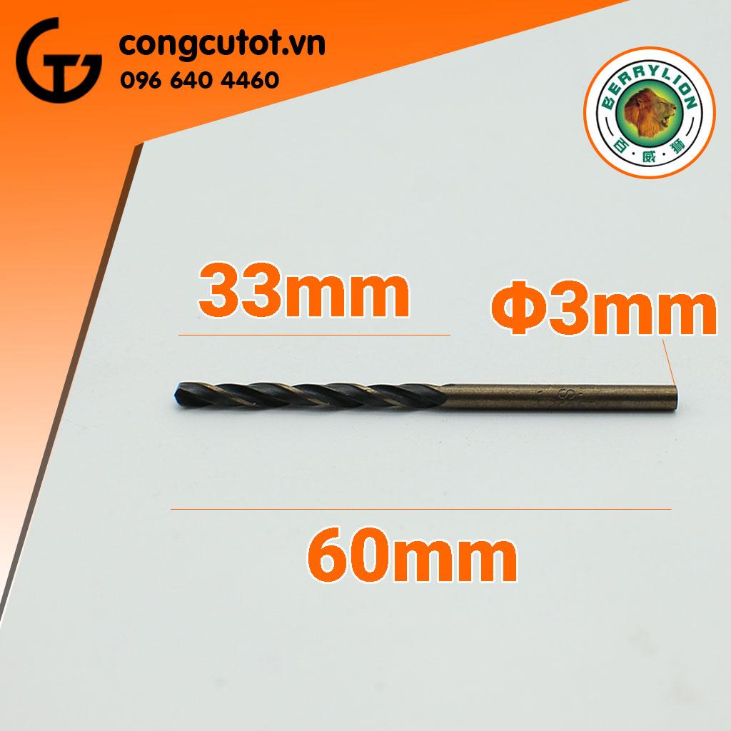 Mũi khoan inox Berrylion