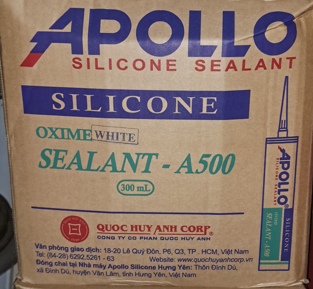 1 thùng Keo silicon Apollo các loại A100, A200, A300, A500