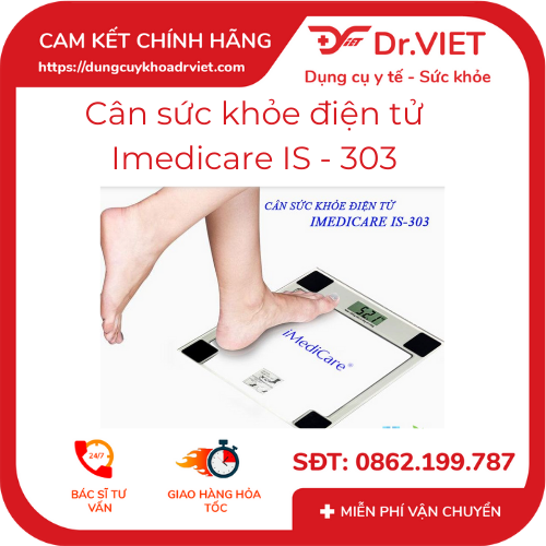 CÂN SỨC KHỎE ĐIỆN TỬ IMEDICARE IS-303