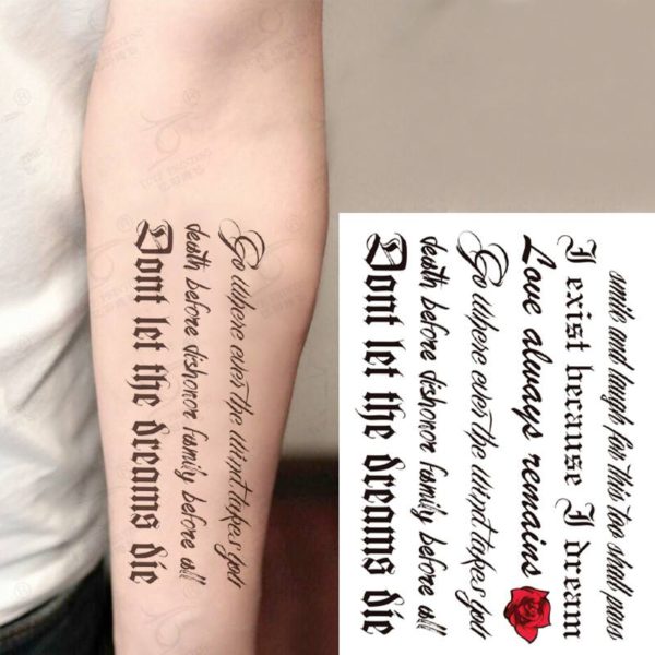 [bán sỉ] miếng dán hình xăm 3D tattoo tạm thời nhiều họa tiết độc đáo an toàn chống thấm
