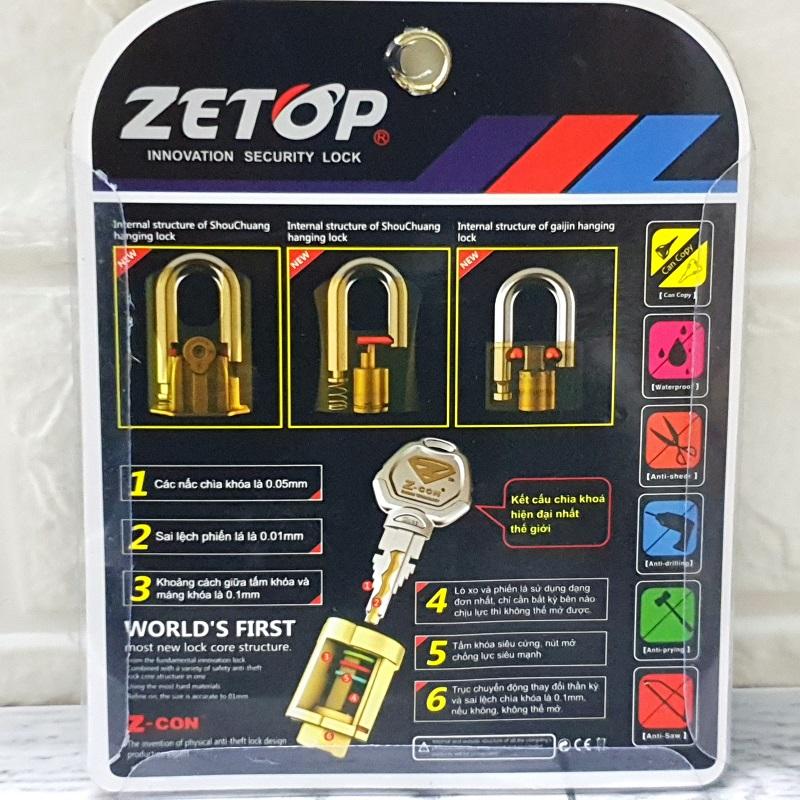 Ổ khóa ZETOP 5P chìa muỗng