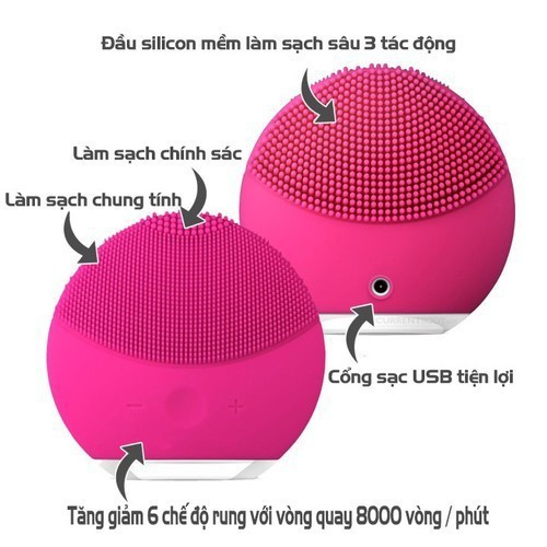 MÁY RỬA MẶT MASSAGE MẶT