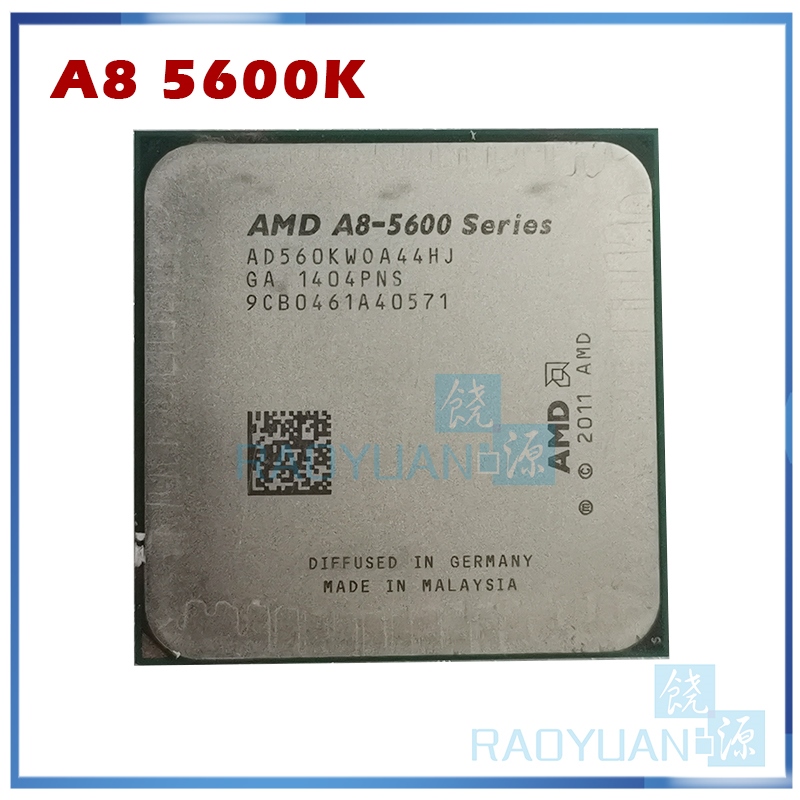 AMD A8 5600K A8 5600 A8-5600K 3.6GHz AD560KWOA44HJ 100W Processor HD 7560D  Quad Core Socket FM2
