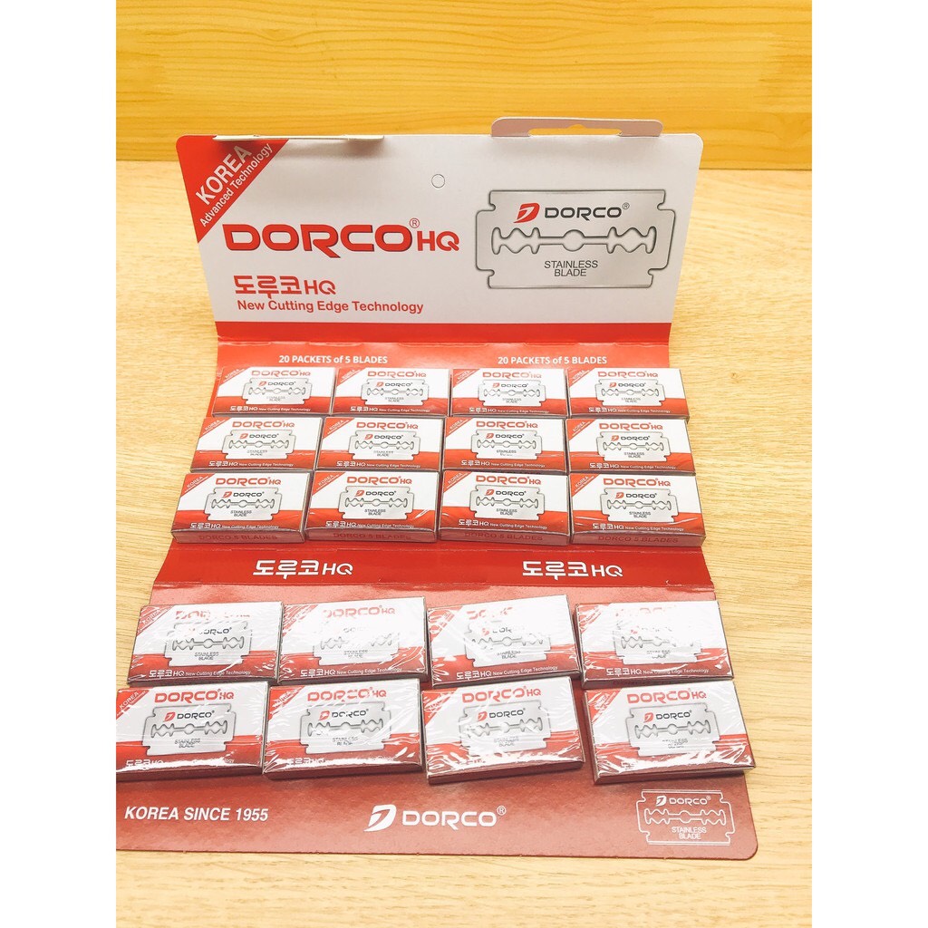 5 luỡi lam dorco hq hộp đỏ m2t