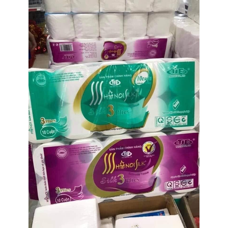 COMBO 2 BỊCH GIẤY VỆ SINH HÀ NỘI 3 LỚP SIÊU DAI