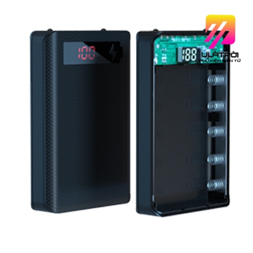 Box sạc dự phòng 5 cell pin 18650 chưa kèm pin