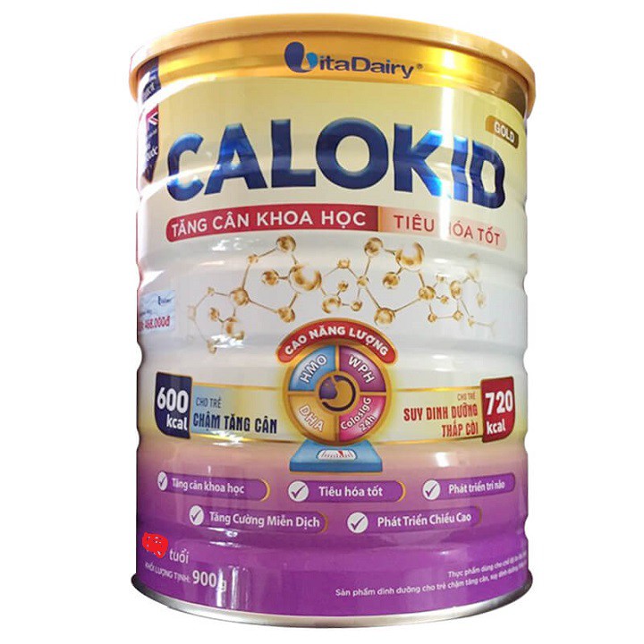 SỮA BỘT CALOKID GOLD LON 900G