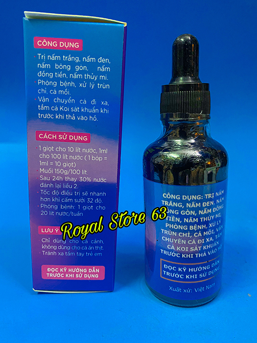 Blue Sky 999 Xử Lý Hầu Hết Các Loại Nấm Cho Cá Cảnh 10ml, 50ml