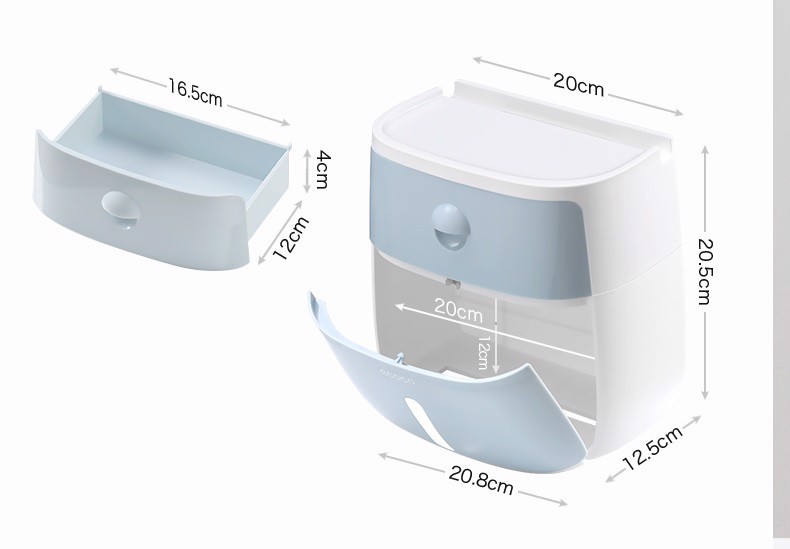 Kệ để giấy nhà vệ sinh E 1804 loại 2 tầng